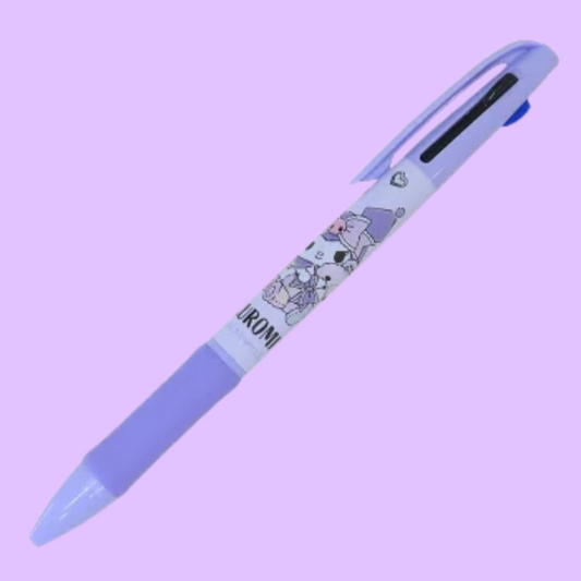 Sanrio 3 Farger Kulepenn 0.7mm Kuromi