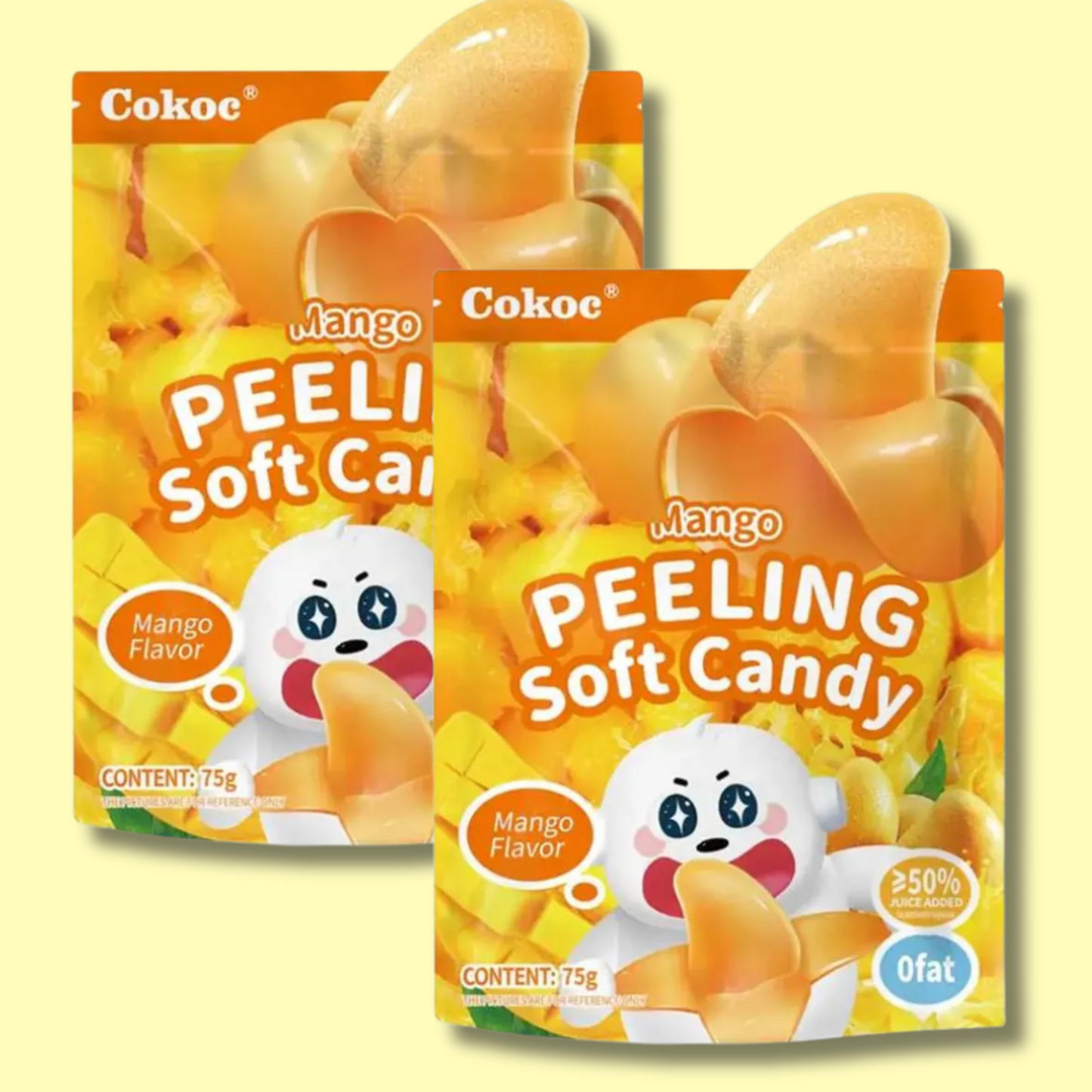 Peelable Soft Candy Mango 75g (COKOC)