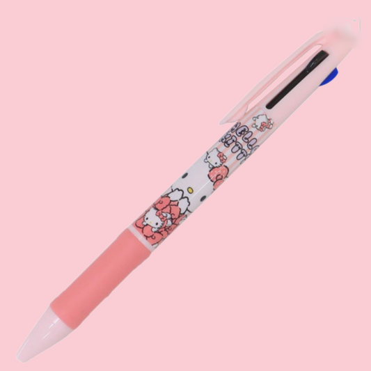 Sanrio 3 Farger Kulepenn 0.7mm Hello Kitty