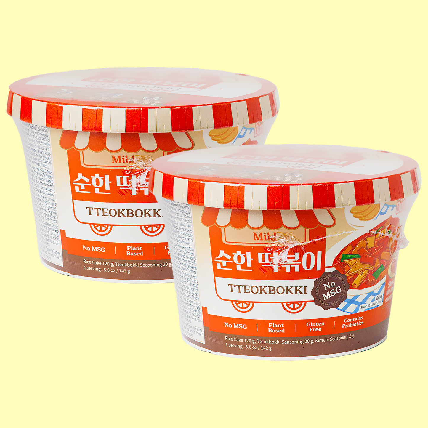 Instant Tteokbokki Bowl Mild 142g (PRO BUNSIK)