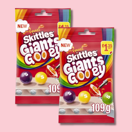 Skittles Vegan Chewy Giants Gooey Fruit 109g