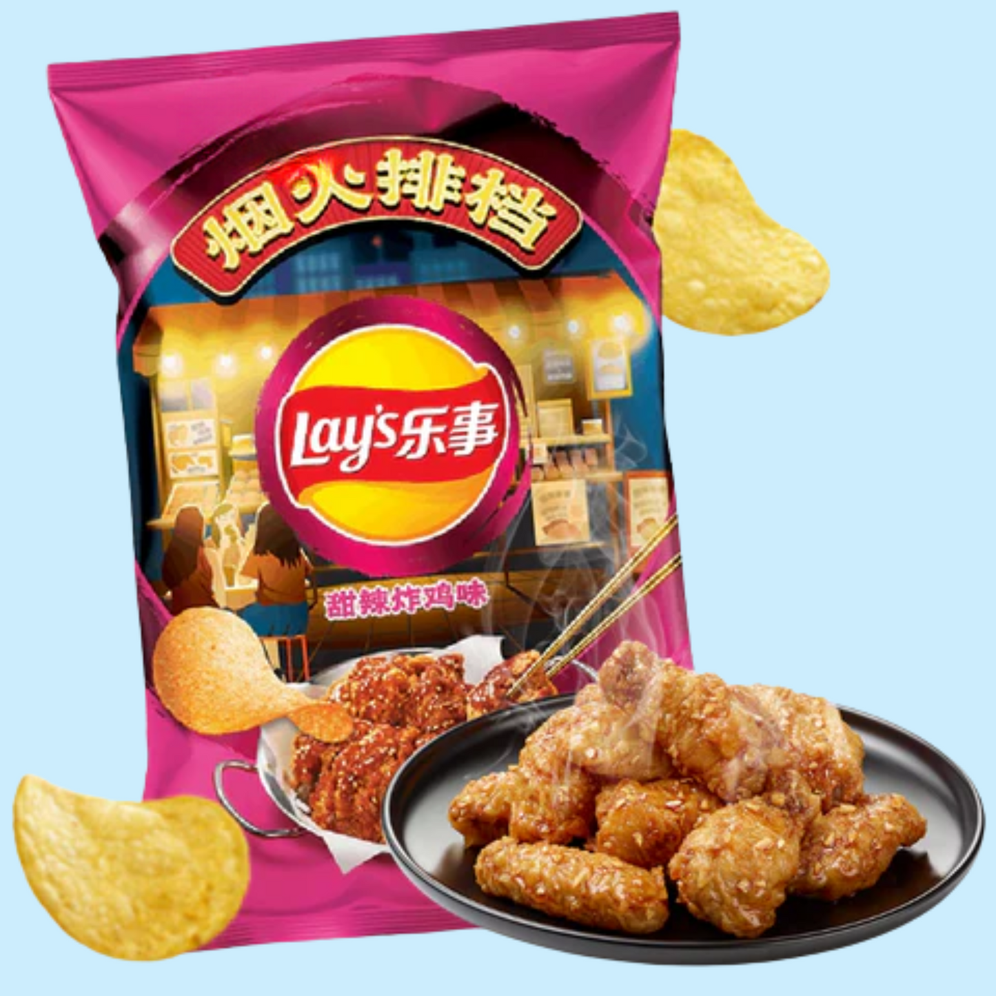 Lay's Potato Chips Sweet and Spicy Fried Chicken 70g