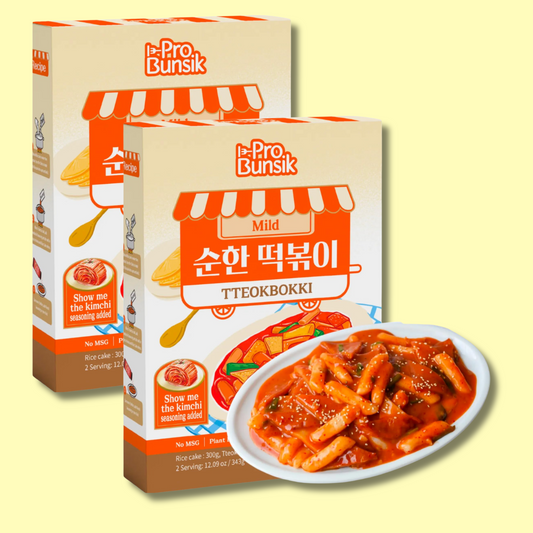 Tteokbokki Set Mild 2-Servings 343g (PRO BUNSIK)