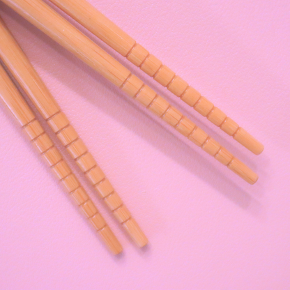 Japansk Bamboo Chopsticks 2P Yagasuri 22.5cm (Daiso)