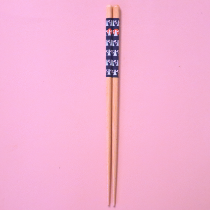 Japansk Wakasa Lacquered Chopsticks Dishwashable Mt.Fuji 23cm (Daiso)