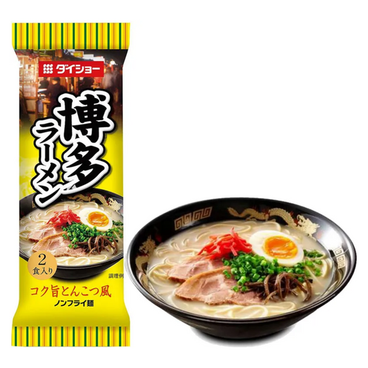 Hakata Ramen w/Soup 2 Servings 188g (DAISHO)