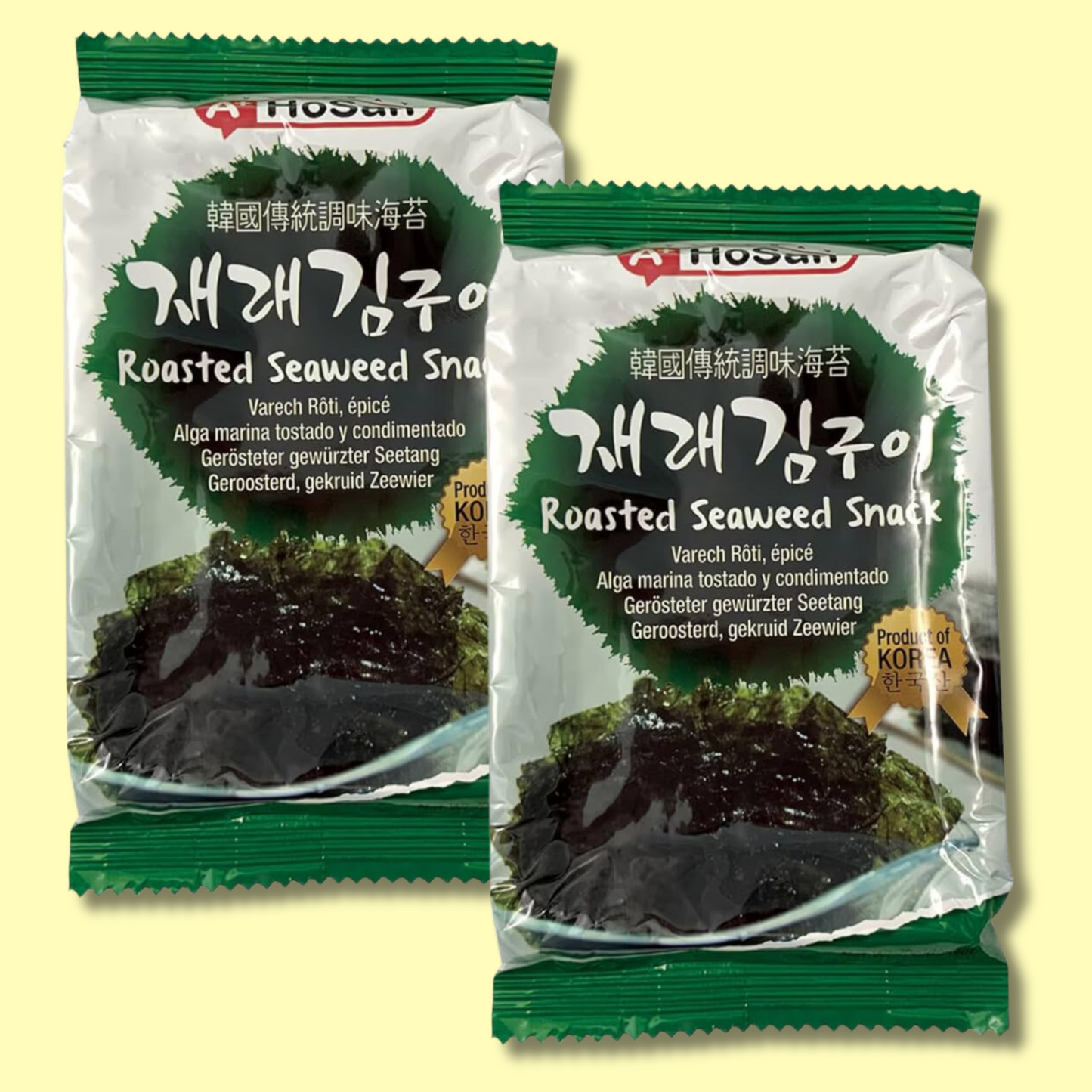 Roasted Seaweed Snack 4.5g (HOSAN)