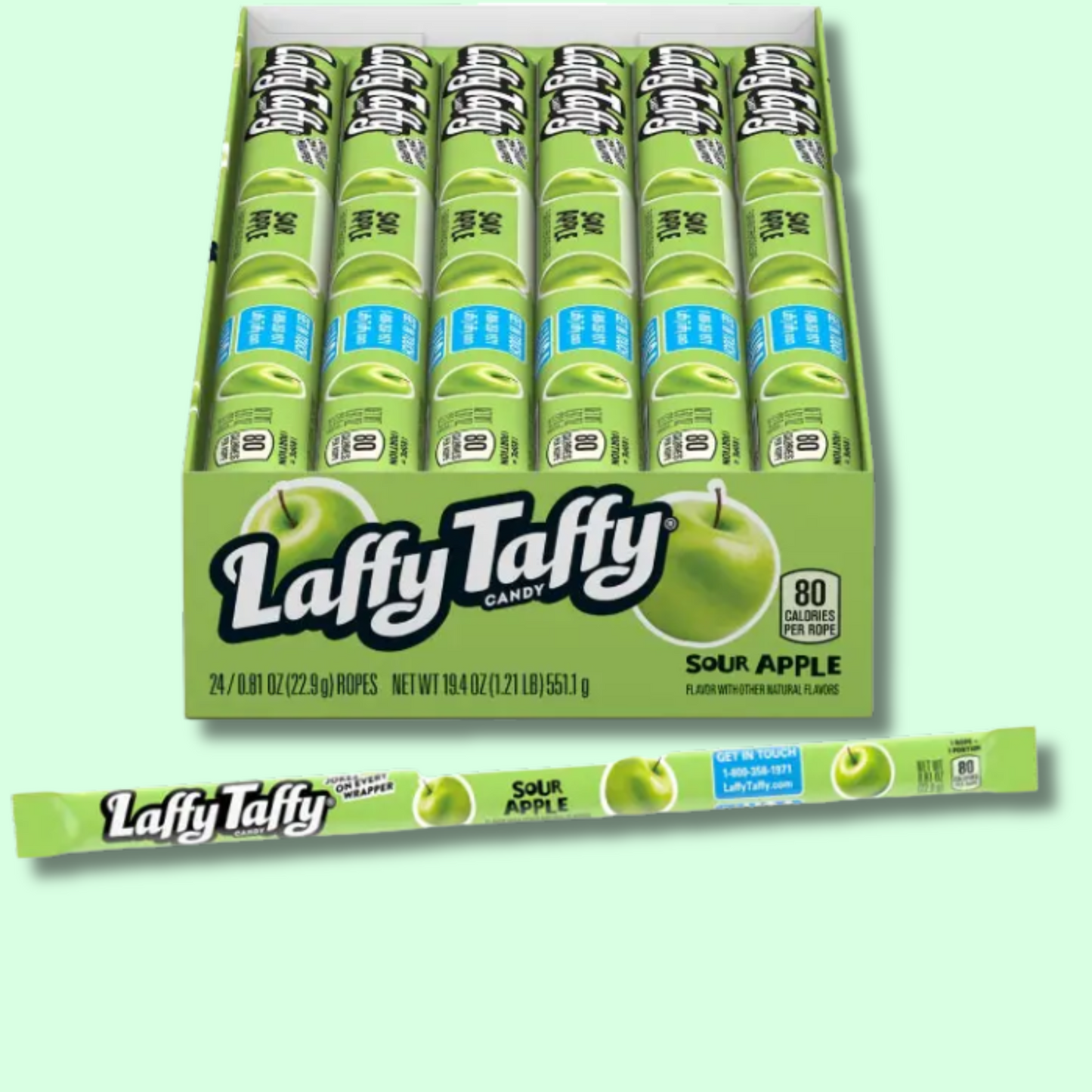 Laffy Taffy Rope Sour Apple 23g