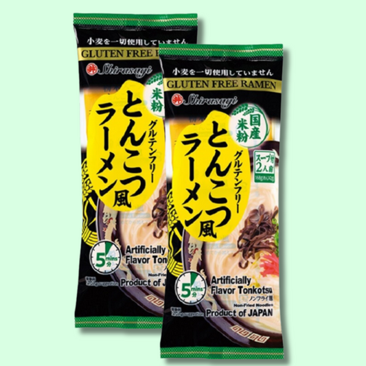 GLUTEN FREE Tonkotsu Ramen w/Soup 2 Servings 168g (TOA)