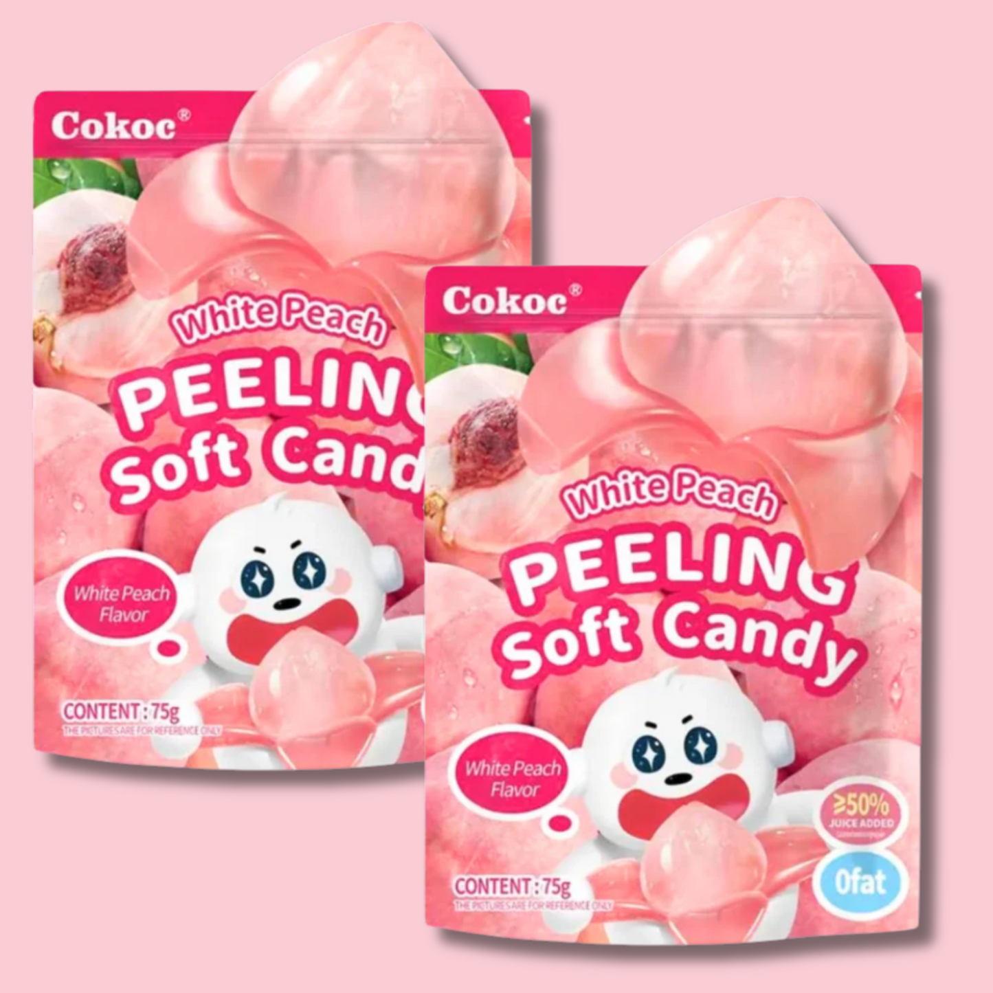 Peelable Soft Candy White Peach 75g (COKOC)