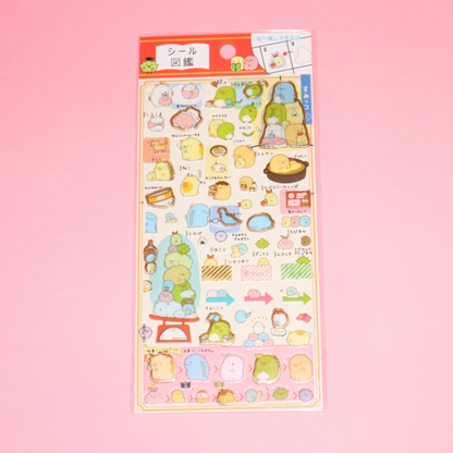 Sticker Sheet Sumikkogurashi Si-ru Zukan (San-X)