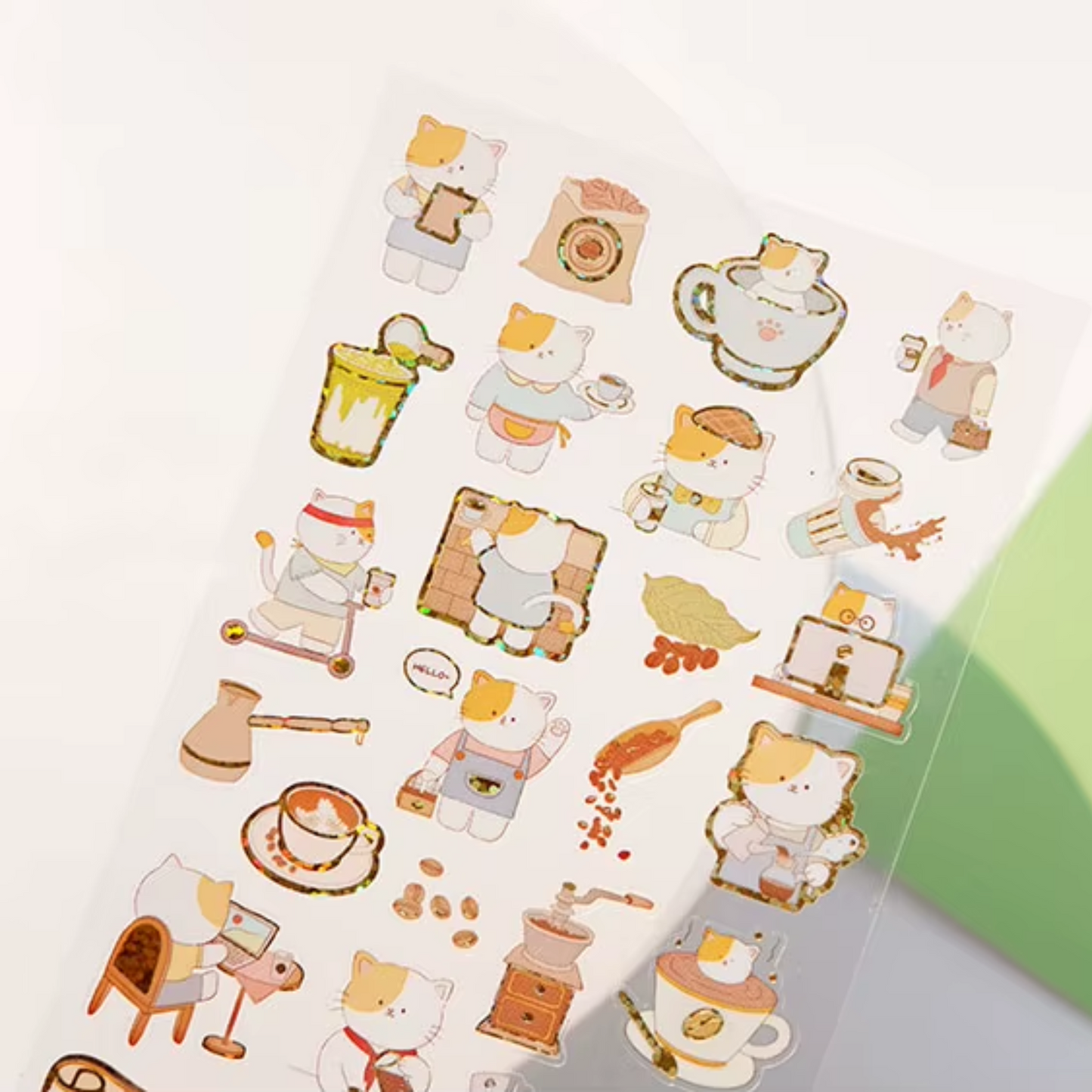Sticker Sheet Stickers Glitter Animals (NEKONI)
