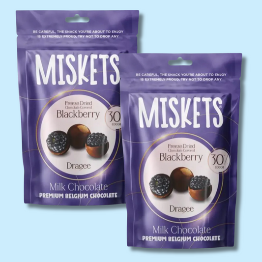 Freeze Dried Blackberry & Milk Chocolate 80g (Miskets)