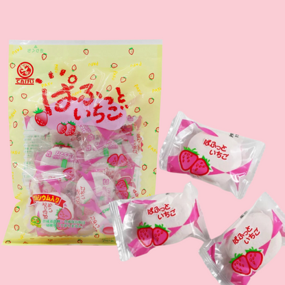 Pafutto Ichigo Marshmallow w/Strawberry Filling 97g (TENKEI)