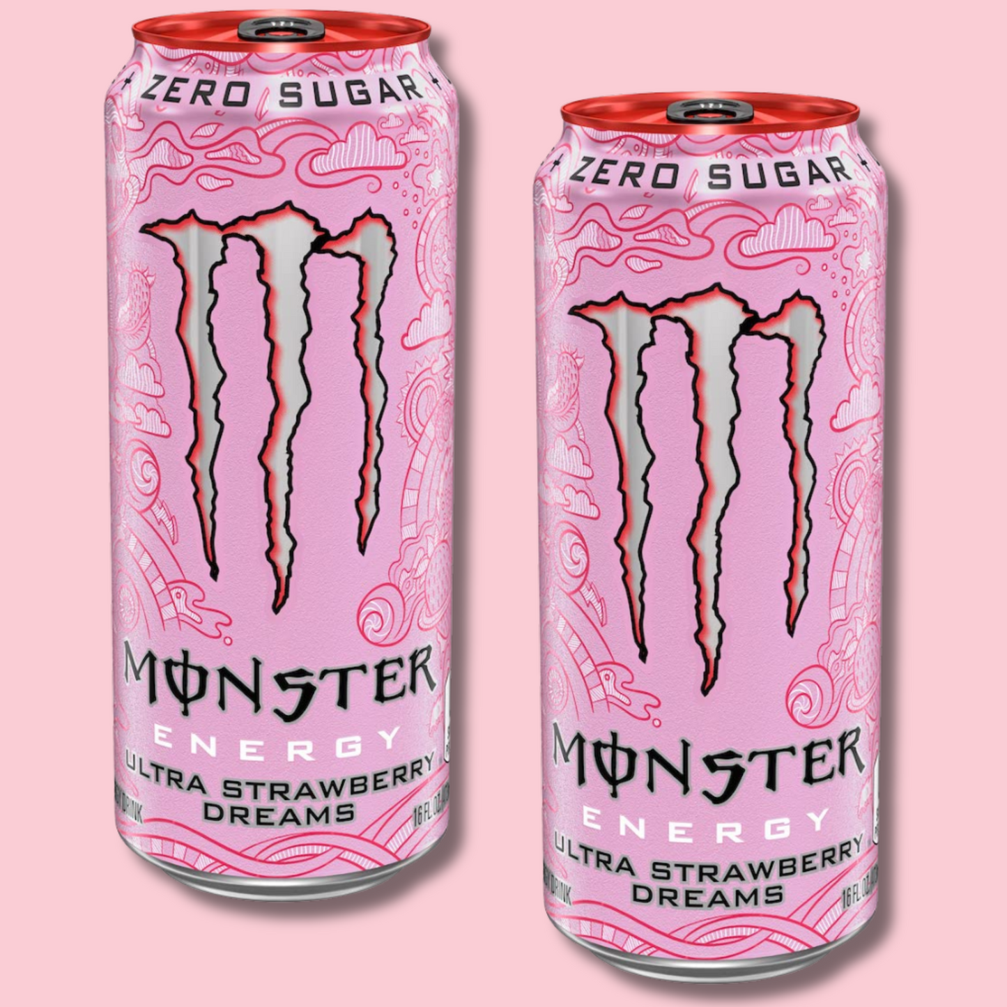 Monster Energy Drink Zero Ultra Strawberry Dreams  500ml