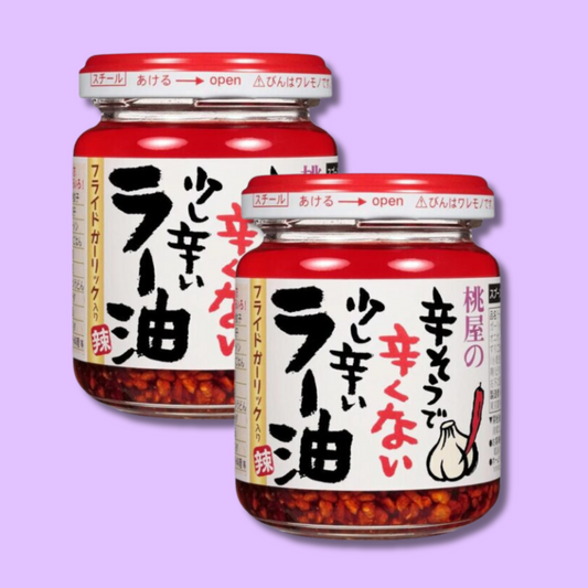 Taberu La-yu Chilli Garlic Oil 110g (MOMOYA)