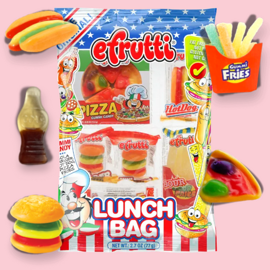 Gummi Lunch Bag Godteripose 77g (Efrutti)