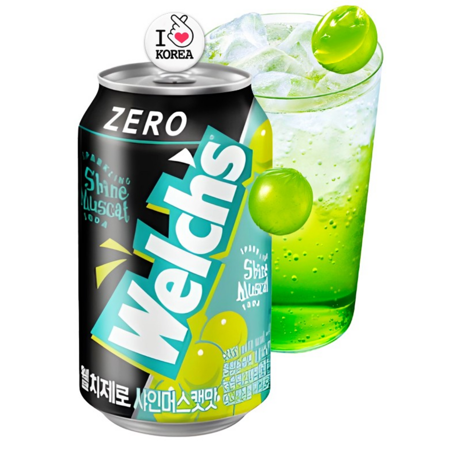 Welch's Zero Shine Muscat Soda 355ml (NONGSHIM)