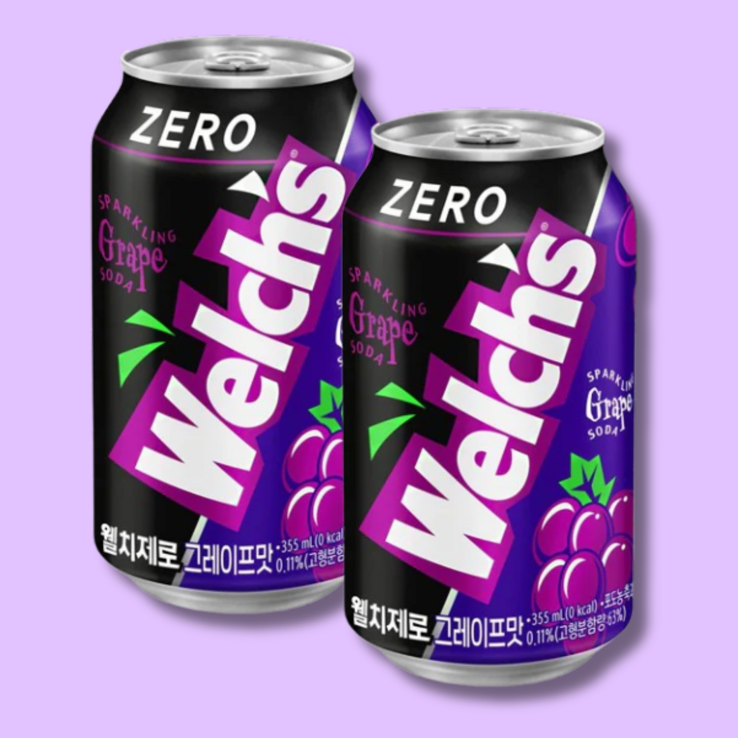 Welch's Zero Drue Soda 355ml (NONGSHIM)