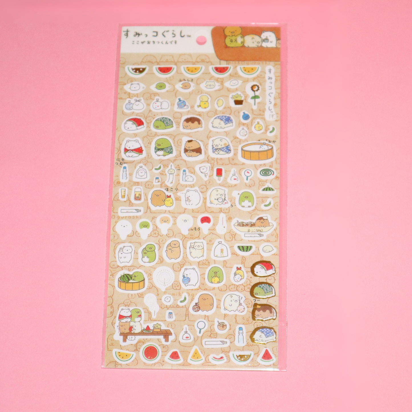 Sticker Sheet Sumikkogurashi (San-X)