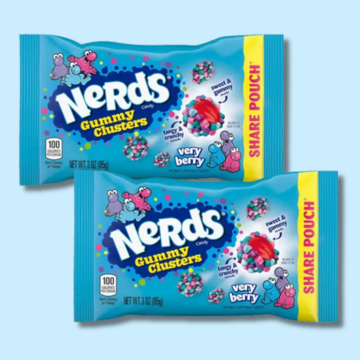 Nerds Gummy Clusters Very Berry 85g