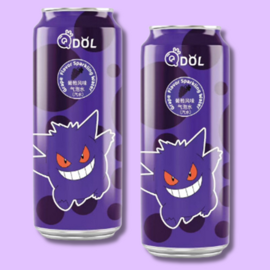 Pokemon Gengar Grape Sparkling Water 500ml (QDOL)