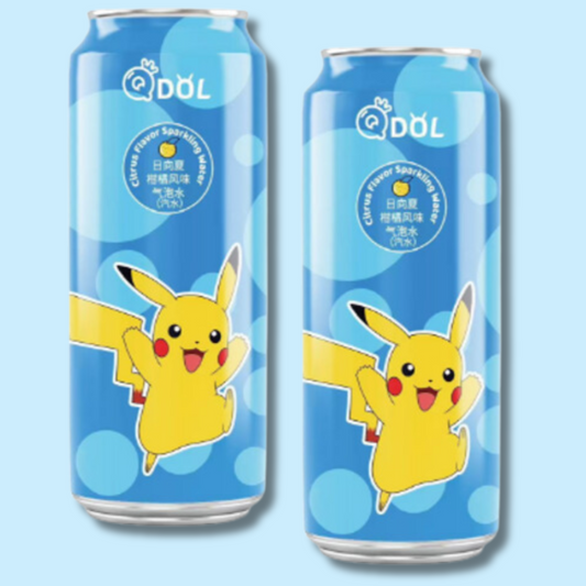 Pokemon Pikachu Hyuganatsu Citrus Sparkling Water 500ml (QDOL)