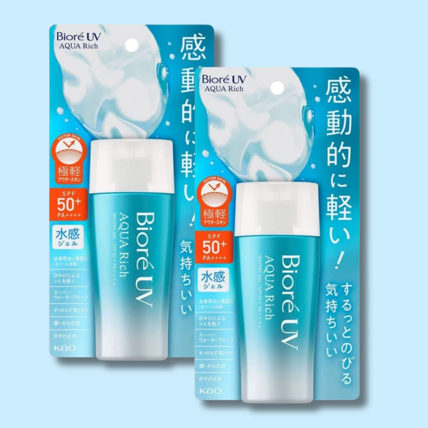 Biore UV Aqua Rich Water Gel SPF 50+ PA++++ 70ml/ (BIORE UV)