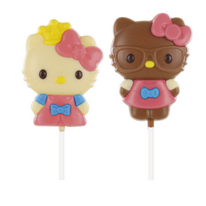 Hello Kitty Belgian Milky Chocolate Lollipop 30g