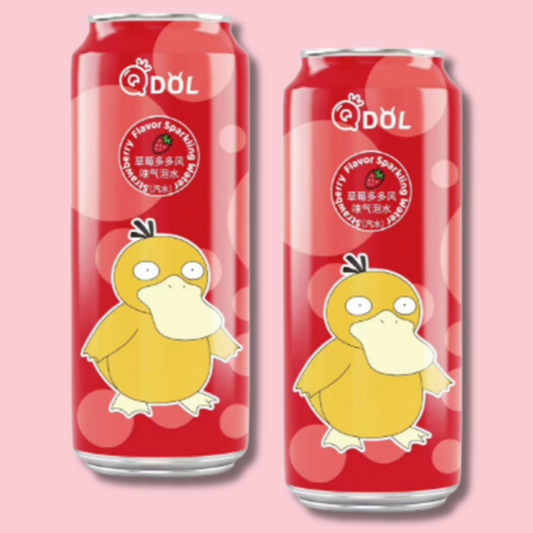 Pokemon Psyduck Strawberry Sparkling Water 500ml (QDOL)