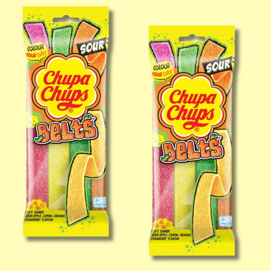 Chupa Chups Sour Belts Mixed 90g