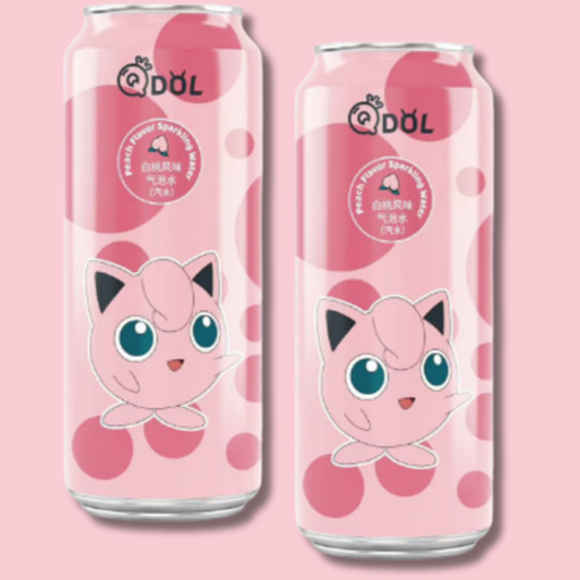 Pokemon Jigglypuff Peach Sparkling Water 500ml (QDOL)