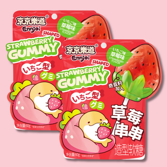 Strawberry Shaped Gummy 60g (ENNJOI)