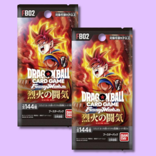 TCG Dragon Ball Super Fusion World Booster Pack Blazing Aura FB-02 (BANDAI)