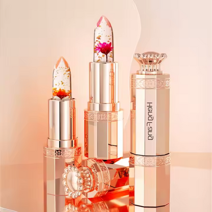 Color-changing Lipstick w/ Gold Foil Flower 2.8g