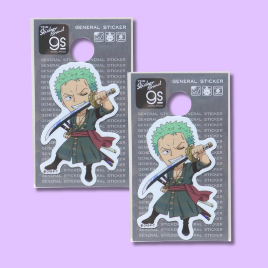 One Piece SD mini Vinyl Sticker Zoro (General Sticker)