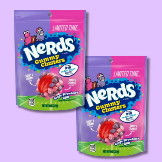 (Limited) Nerds Gummy Clusters Grape Strawberry Blitz 227g