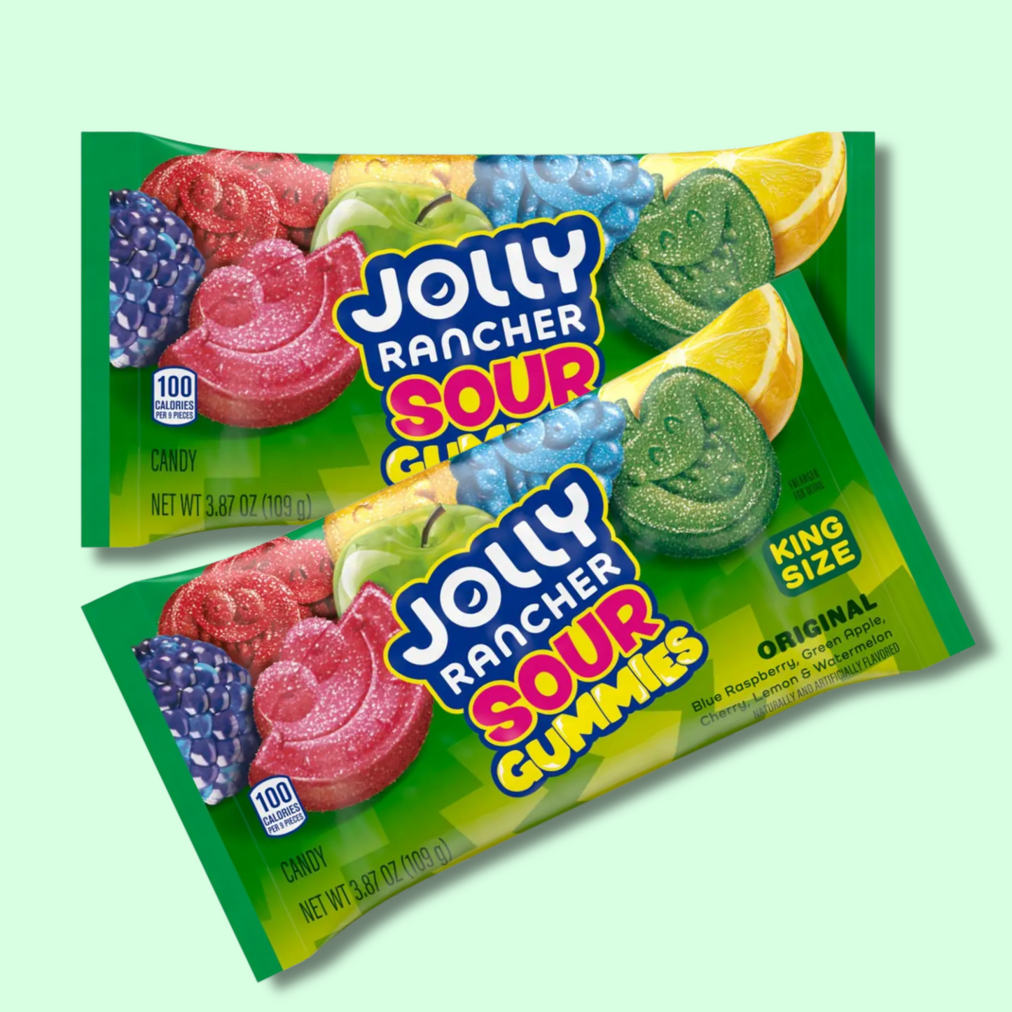 Jolly Rancher Gummies Sour King Size 109g