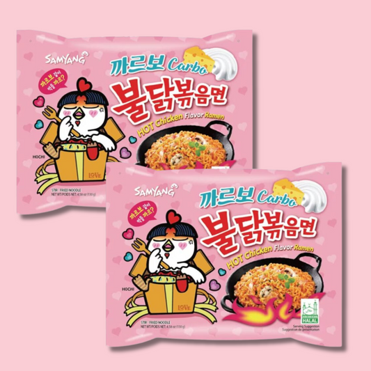 Buldak Hot Chicken Ramen Carbonara  130g (SAMYANG) HALAL