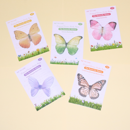 BUJO Sticky Notes Sommerfugl