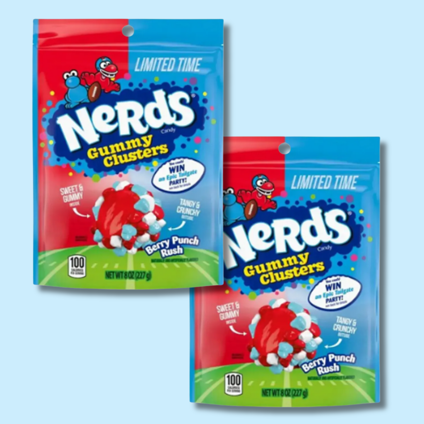 (Limited) Nerds Gummy Clusters Berry Punch Rush 227g