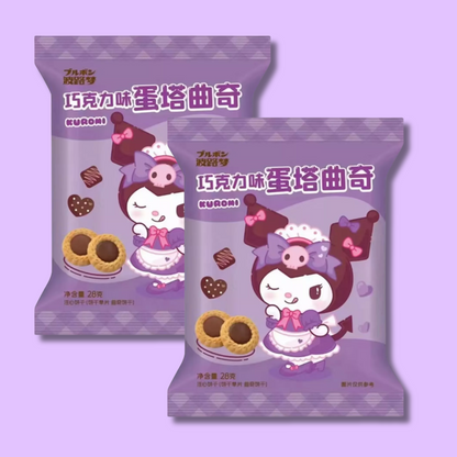 Sanrio Kuromi Chocolate Biscuit 28g (BOURBON)