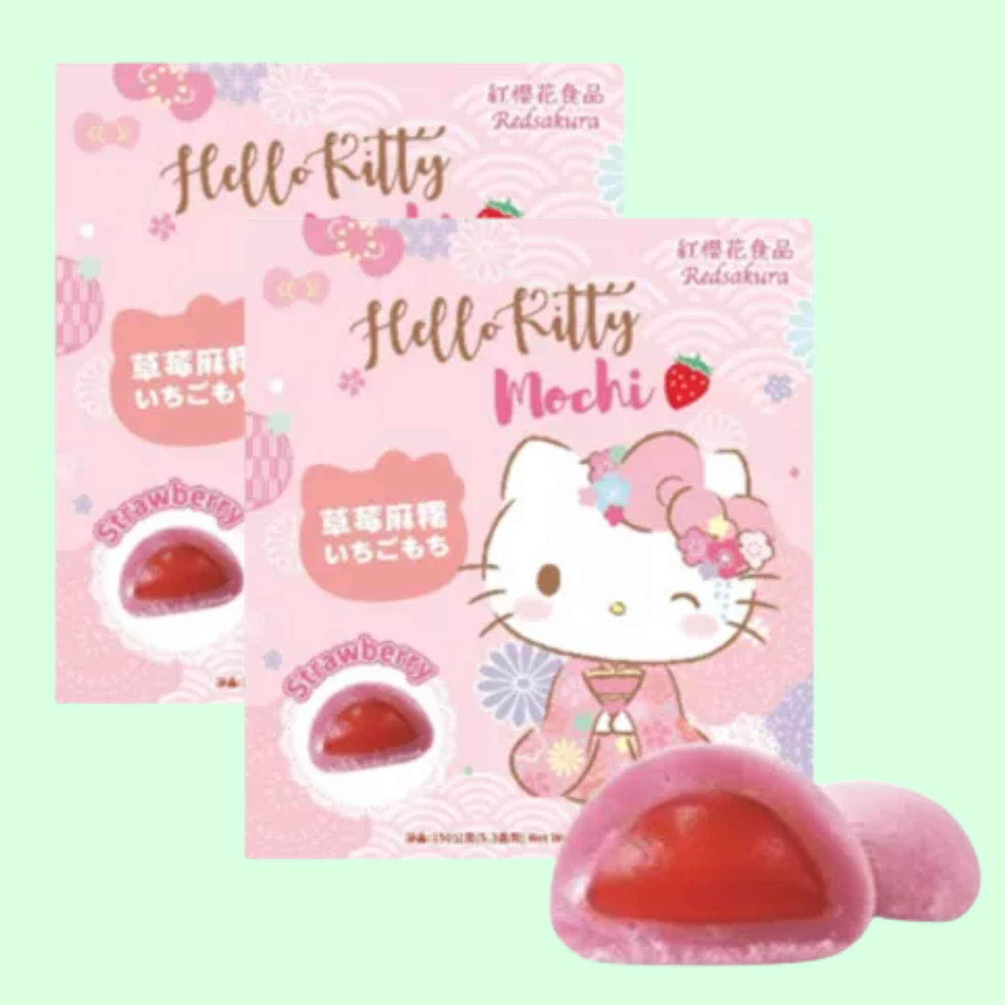 Sanrio Hello Kitty Strawberry Mochi 120g