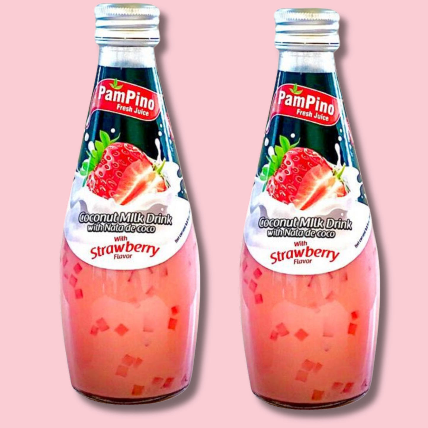 Coconut Milk Drink w/ Strawberry Flavor 290ml (Pampino)