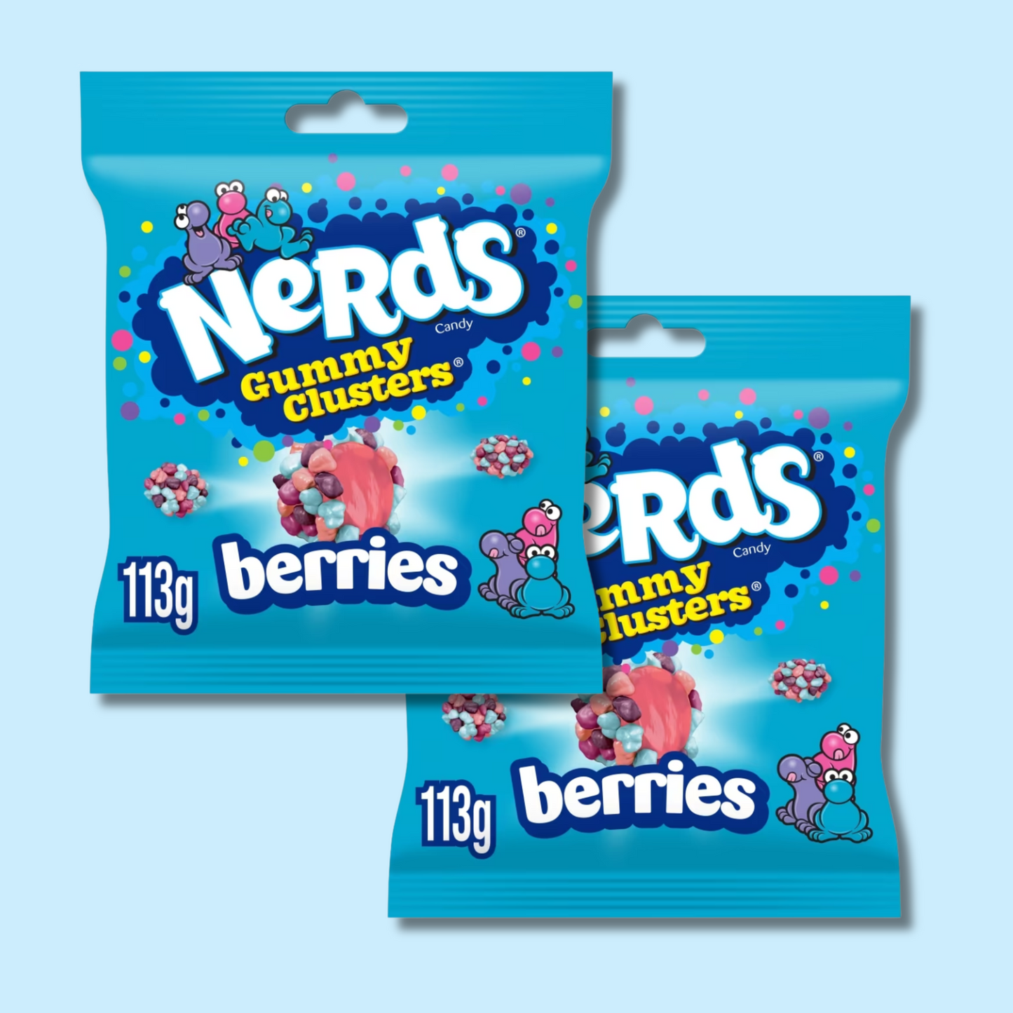 Nerds Gummy Clusters Berries Fruit Flavour 113g