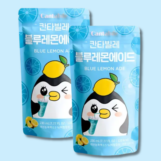 Viral!!! Korean Pouch Drink Blue Lemon Ade 230ml (CANTABILE) HALAL