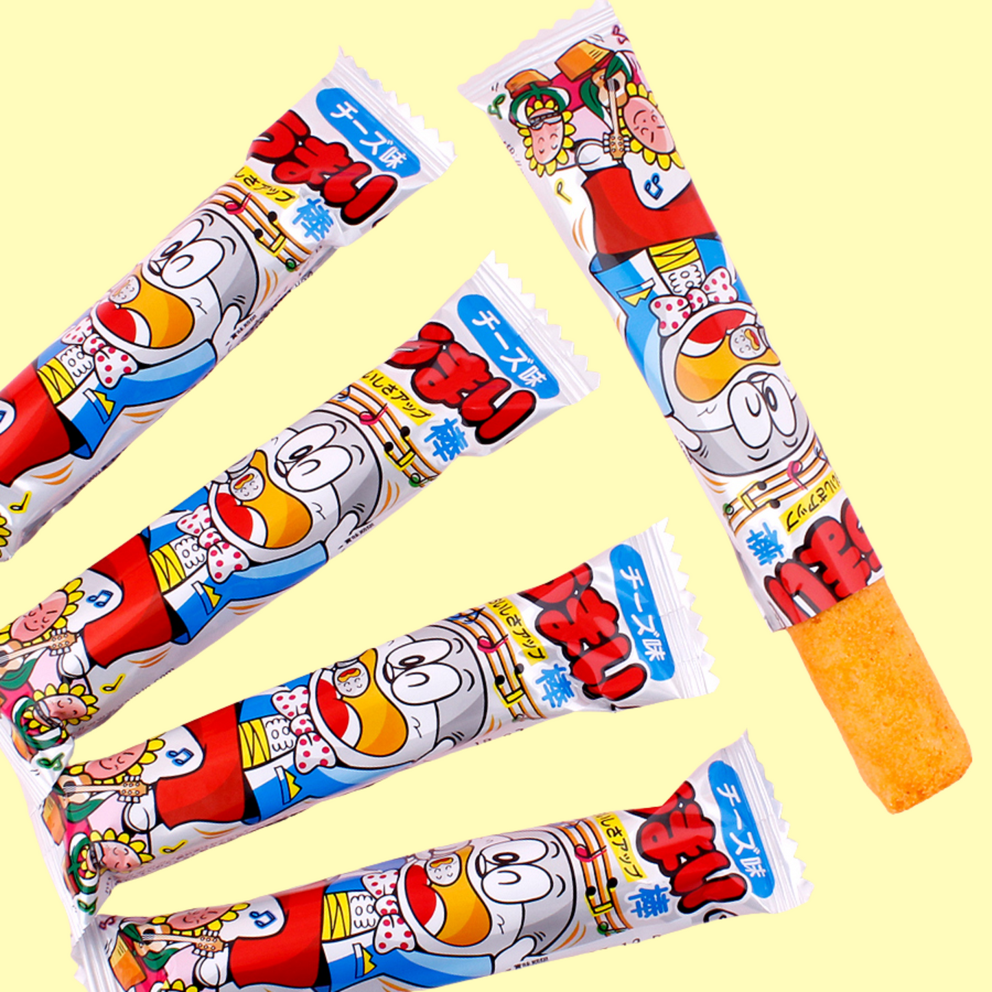 Corn Snack Umaibou Cheese Flavor 6g (Yaokin)