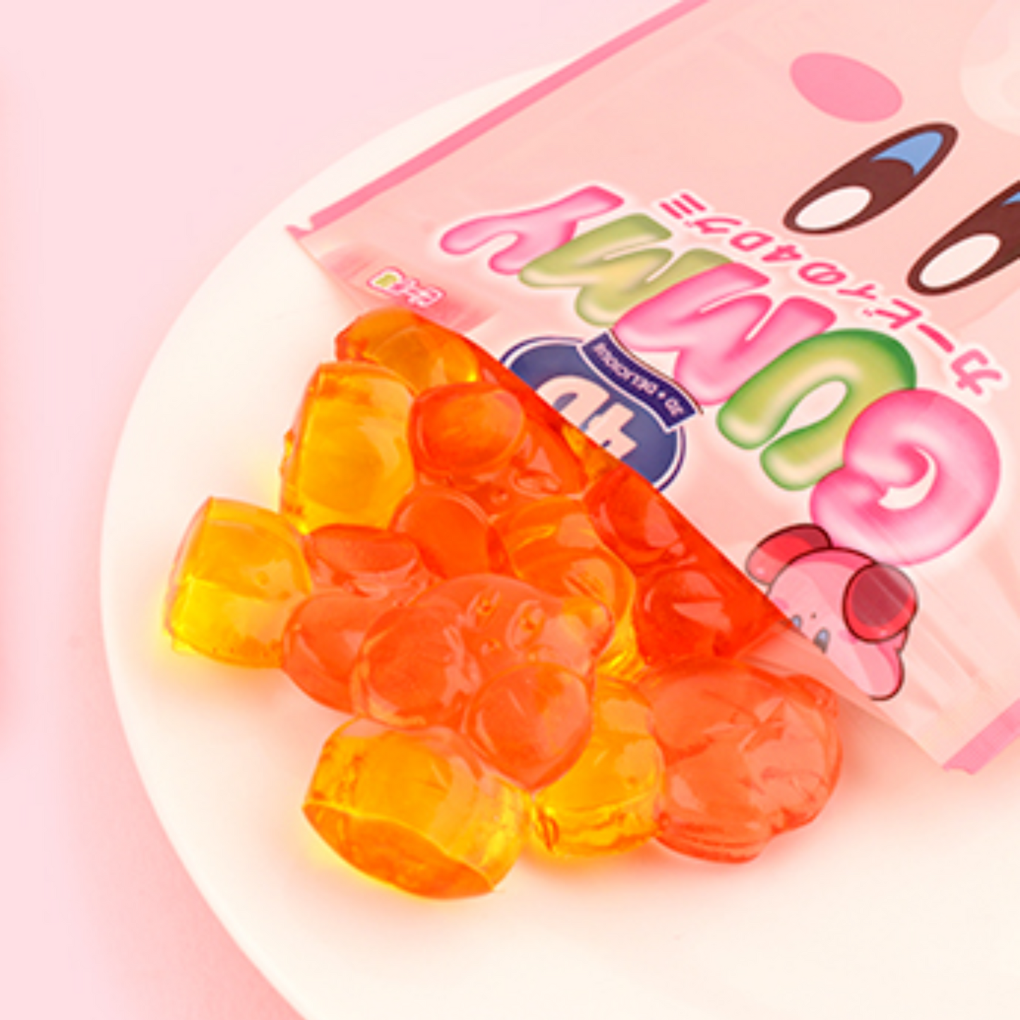 4D Gummy Kirby of the Stars Peach 55g (HEART)