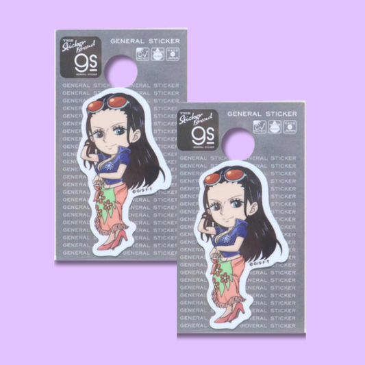 One Piece SD mini Vinyl Sticker Robin (General Sticker)