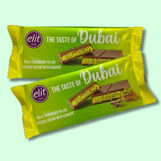 (Spesialimport) Dubai Sjokolade 90g (Elit)